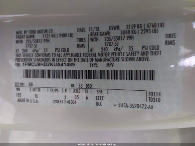 Ford Escape Sel