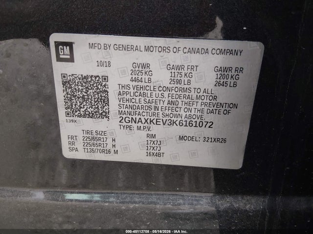 Chevrolet Equinox Lt