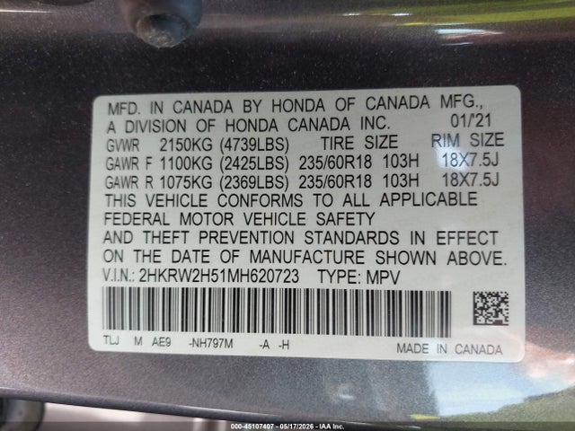 Honda CR-V Awd Ex
