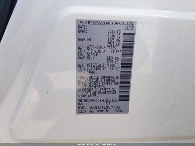 Nissan Pathfinder Sv