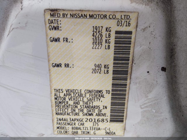 Nissan Altima 2.5 Sl