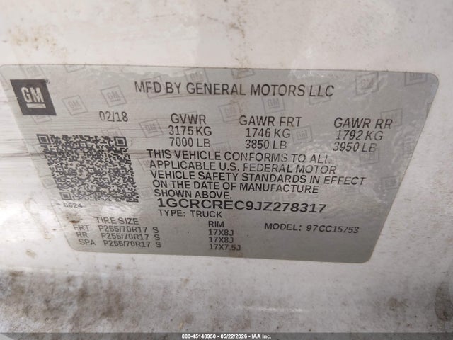 Chevrolet Silverado 1500 1lt