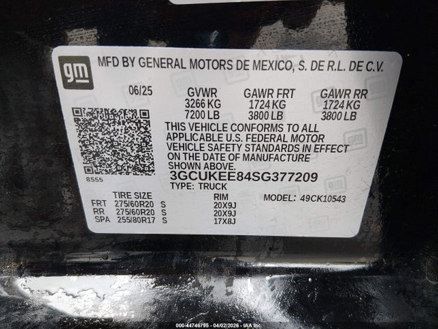 Chevrolet Silverado 1500 4wd  Short Bed Rst