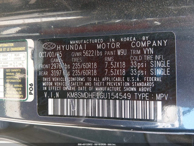 Hyundai SANTA FE Se