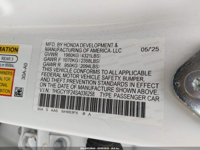 Honda Accord Lx
