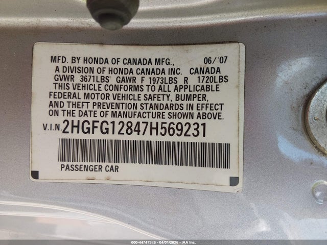 Honda Civic Ex