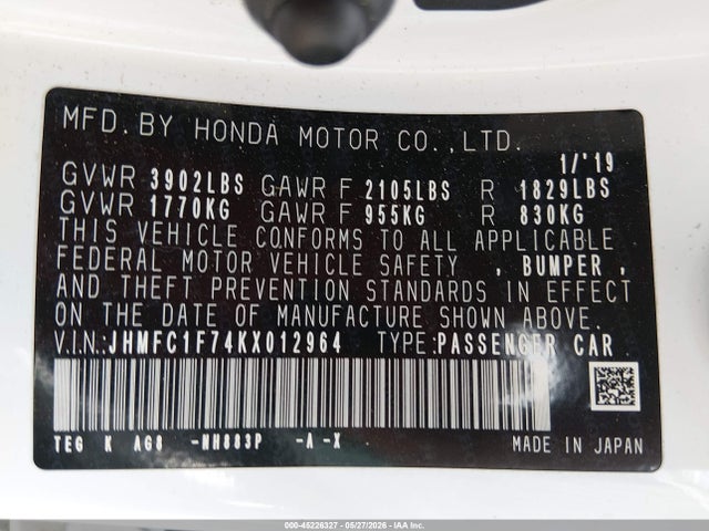 Honda Civic Ex-l