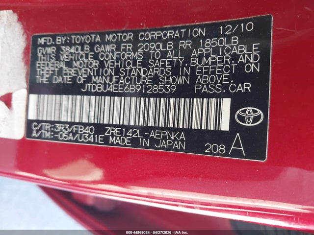 Toyota Corolla Le