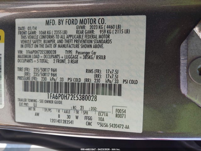 Ford Fusion Se