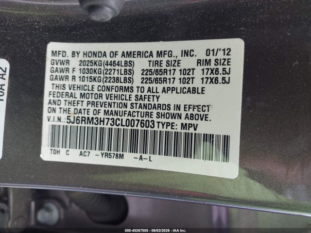 Honda CR-V Ex-l