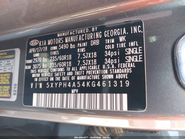 Kia Sorento 3.3l Ex
