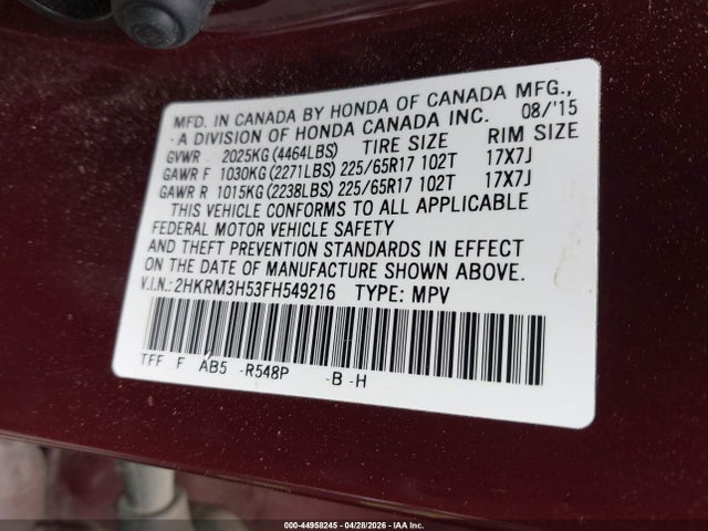 Honda CR-V Ex