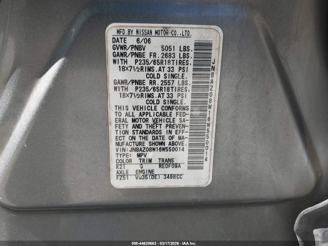 Nissan Murano Sl