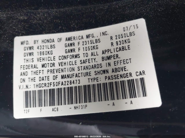 Honda Accord Sport