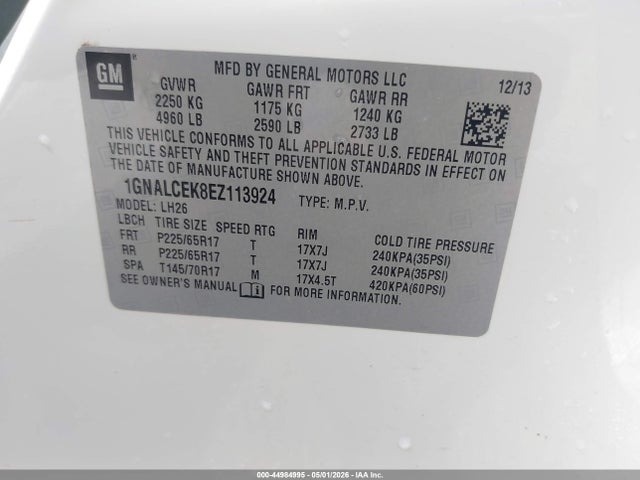 Chevrolet Equinox 2lt