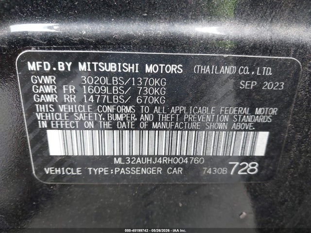 Mitsubishi Mirage Es