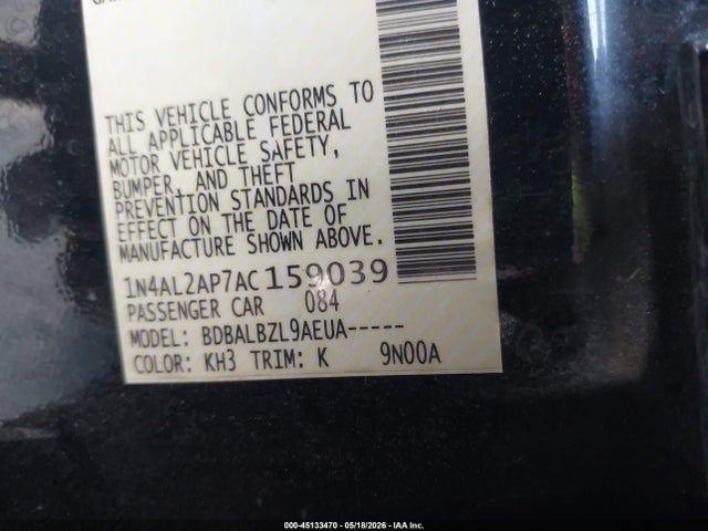 Nissan Altima 2.5 S