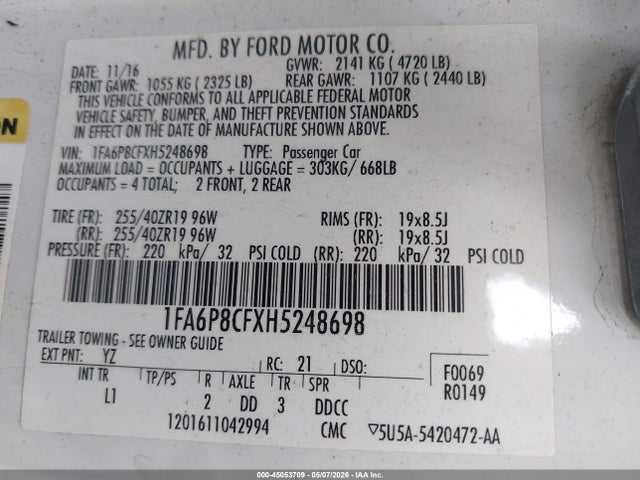 Ford Mustang Gt Premium