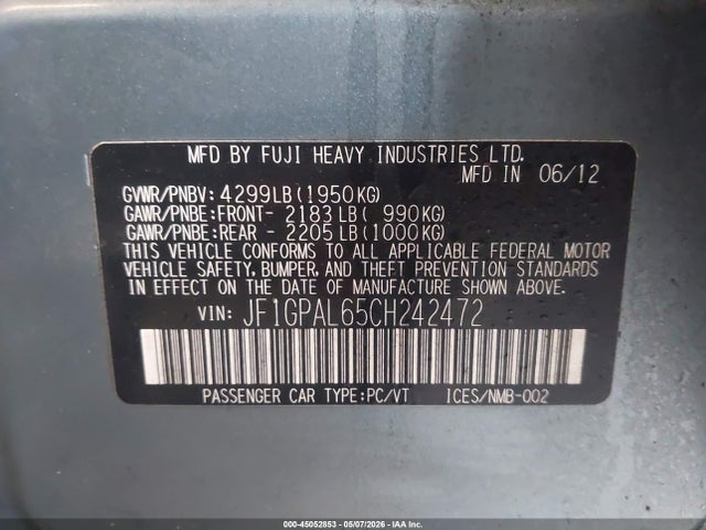 Subaru Impreza 2.0i Sport Premium