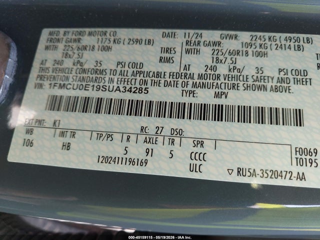 Ford Escape Phev