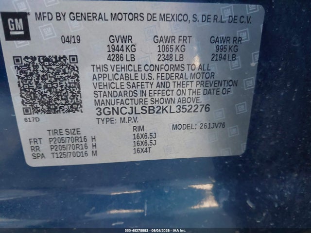 Chevrolet Trax Lt
