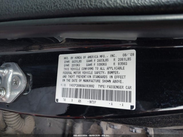 Honda Accord 2.4 Ex-l