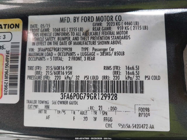 Ford Fusion S