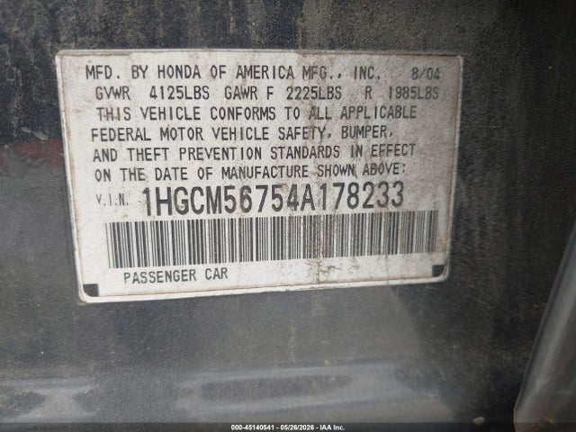 Honda Accord 2.4 Ex