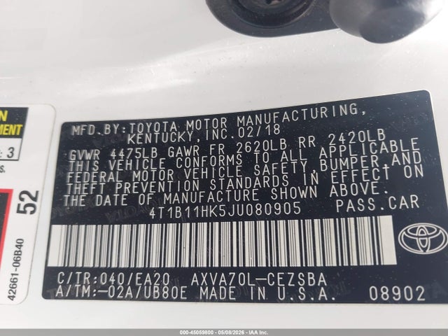 Toyota Camry Se