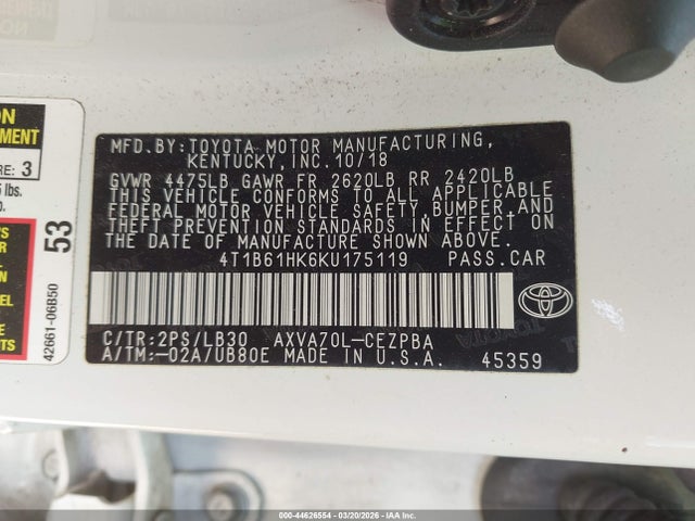 Toyota Camry Xse
