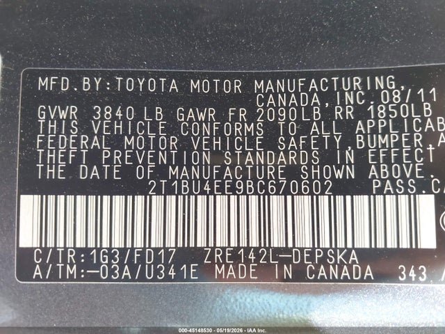 Toyota Corolla S