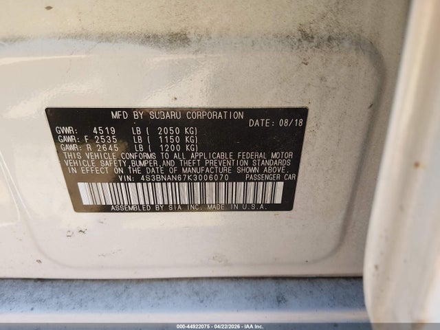 Subaru Legacy 2.5i Limited