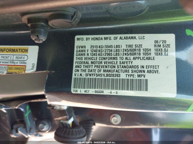 Honda Pilot 2wd Ex-l