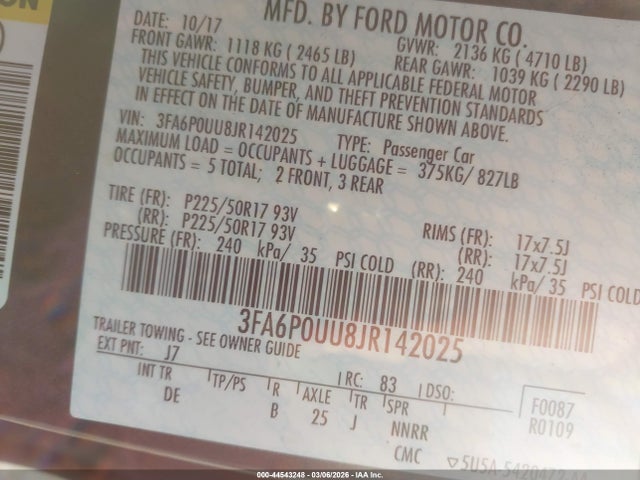Ford Fusion S