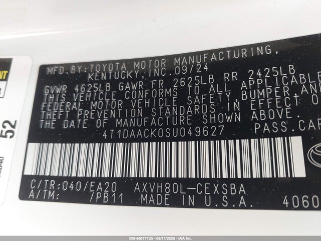 Toyota Camry Se