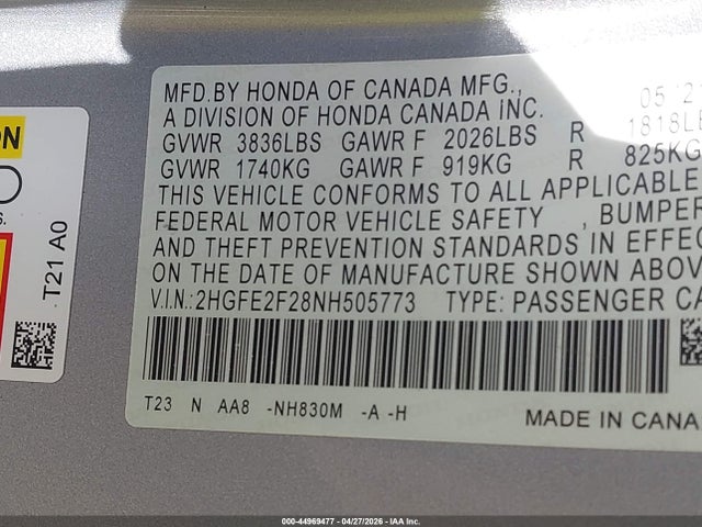 Honda Civic Lx
