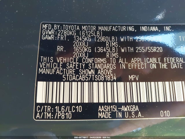 Toyota Grand Highlander Hybrid Limited