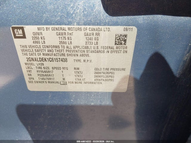 Chevrolet Equinox 1lt