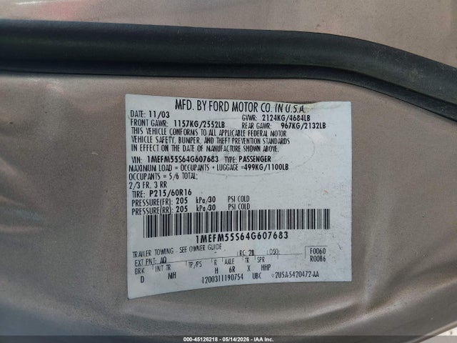 Mercury Sable Ls Premium