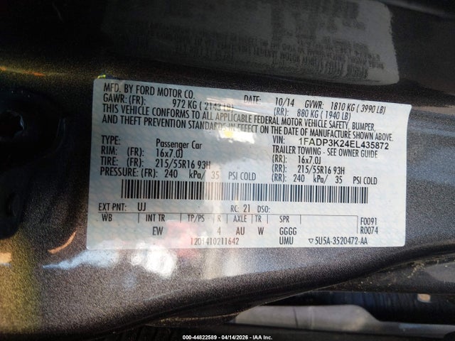 Ford Focus Se