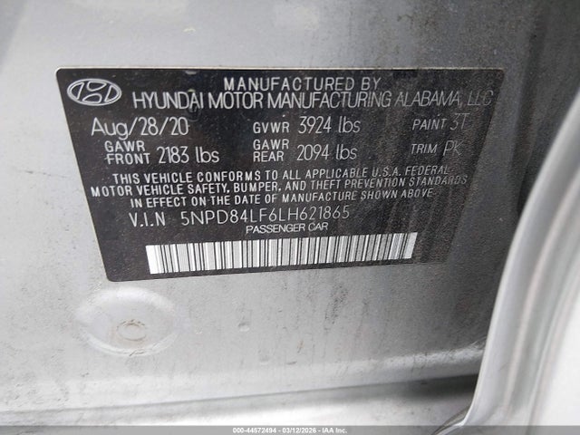 Hyundai ELANTRA Sel