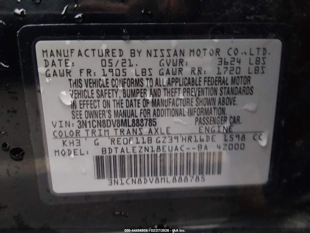 Nissan Versa S Xtronic Cvt