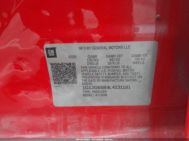 Chevrolet Sonic Fwd  1fl 5-door