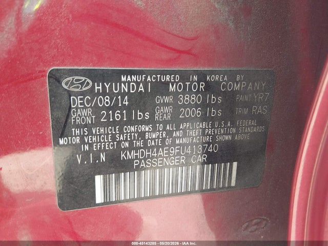 Hyundai ELANTRA Se