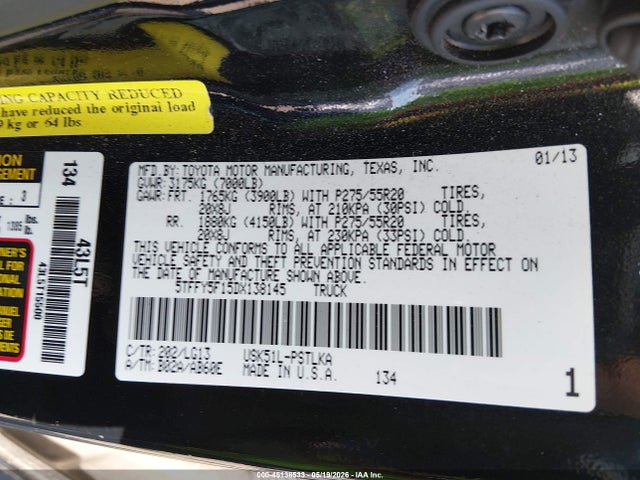 Toyota Tundra Platinum 5.7l V8