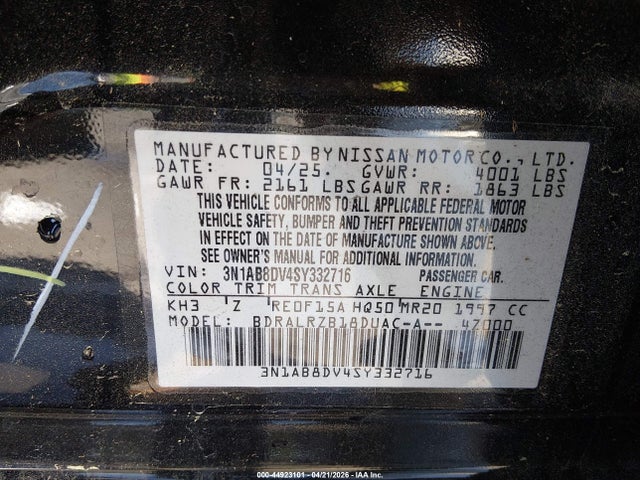 Nissan Sentra Sr
