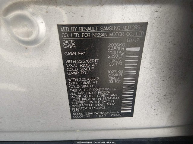 Nissan Rogue S