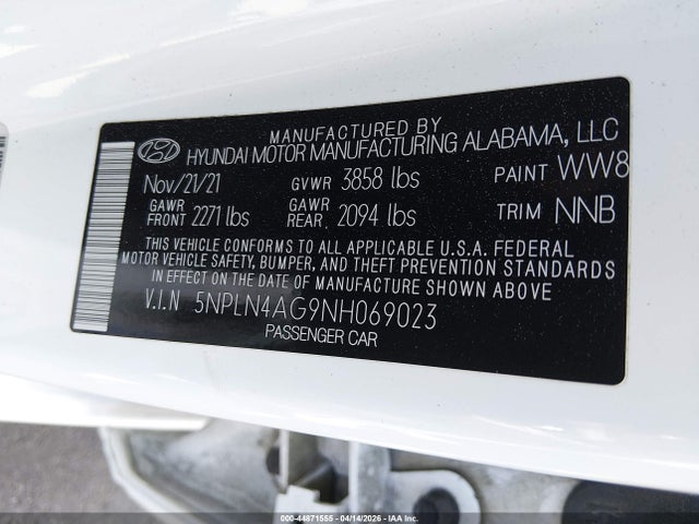Hyundai ELANTRA Sel