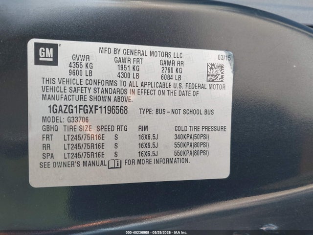 Chevrolet Express Lt