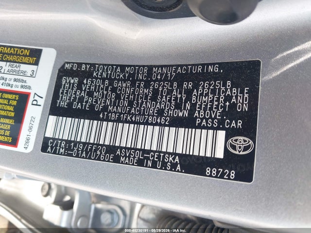 Toyota Camry Se